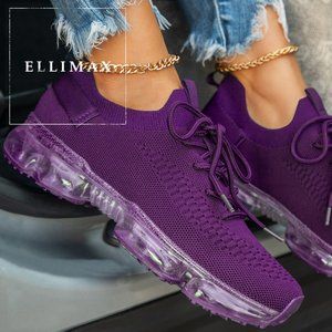 NEW🔥 Stretchy Elastic Knitted Air Bubble Sneakers